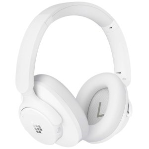 Tronsmart - Q20 Active Noise Cancelling Headphones, Wireless Over-Ear Bluetooth Headphones, 60H Playtime, Deep Bass, Comfort Fit - White