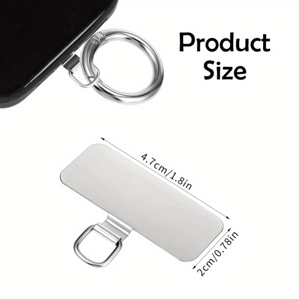 Durable Metal Connector for Phone Case Lanyard Wristband - Image 3