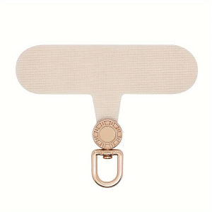 Rotatable Nylon Cell Phone Lanyard Patch with Detachable Metal Carabiner Clip