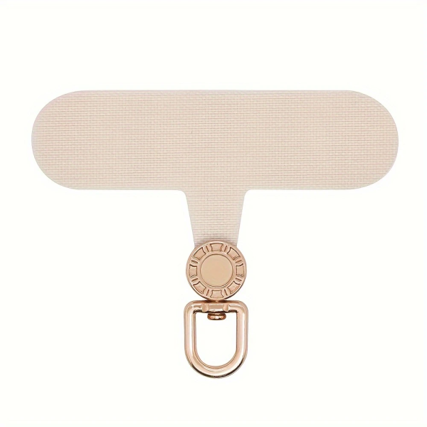 Rotatable Nylon Cell Phone Lanyard Patch with Detachable Metal Carabiner Clip
