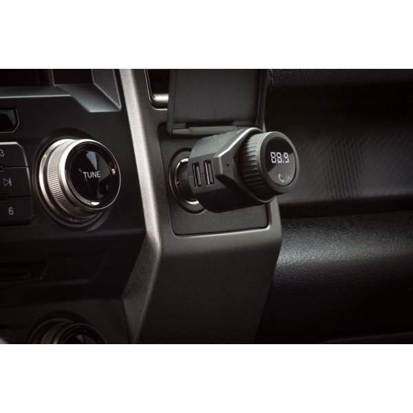 Scosche - BTFREQ Bluetooth FM Transmitter Hands Free Car Kit w/ Dual USB ports V5.0 - Black - Image 3