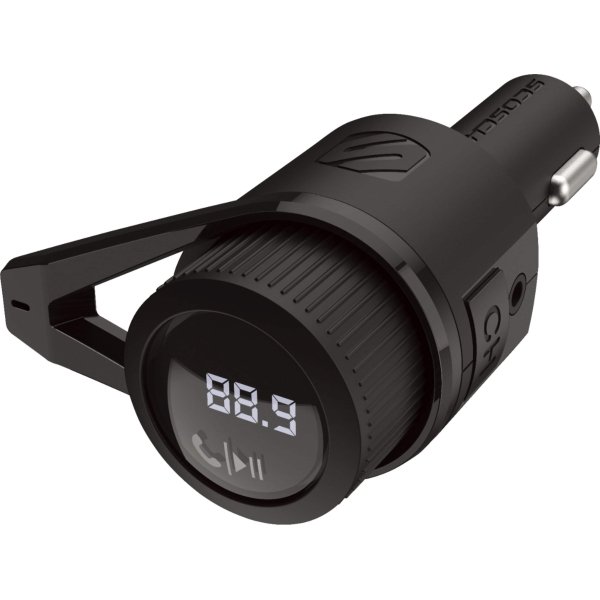 Scosche - BTFREQ Bluetooth FM Transmitter Hands Free Car Kit w/ Dual USB ports V5.0 - Black - Image 2