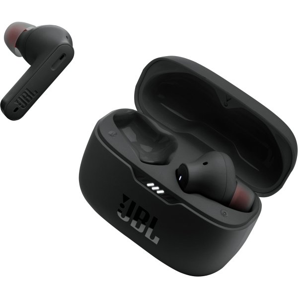 JBL - Tune 235NC True Wireless Noise Cancelling In-Ear Earbuds - Black - Image 2
