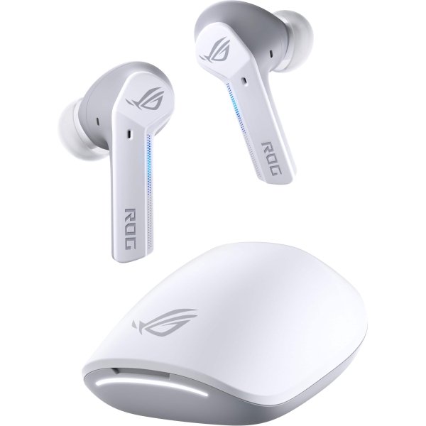 ASUS - ROG CETRA True Wireless In-Ear Gaming Earbuds - White - Image 2