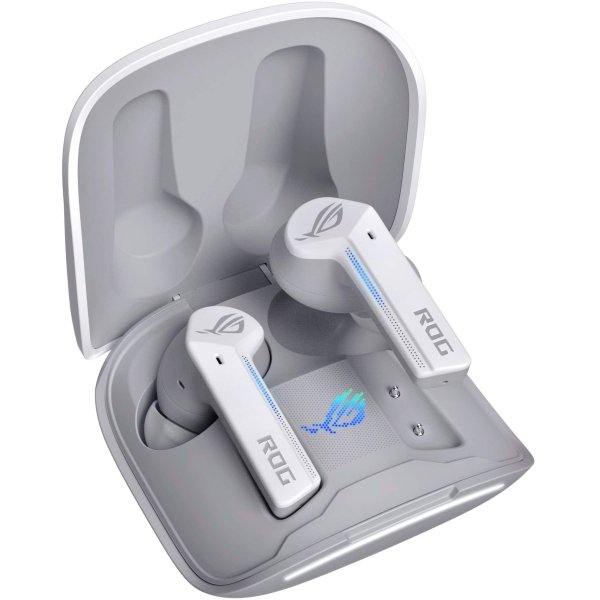 ASUS - ROG CETRA True Wireless In-Ear Gaming Earbuds - White - Image 4