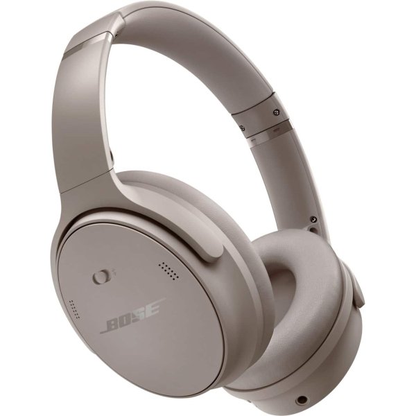 Bose - QuietComfort Wireless Noise Cancelling Over-the-Ear Headphones - Sandstone