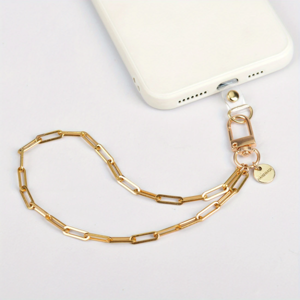Stainless Steel Phone Chain Strap with Durable Transparent Clip - Image 4