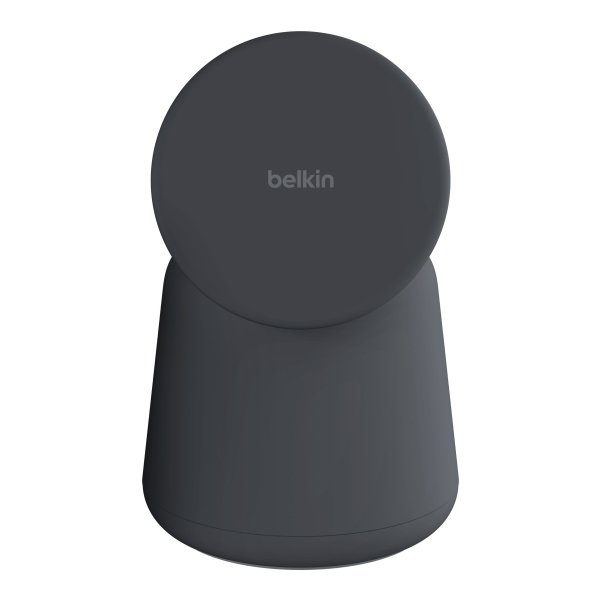 Belkin - 2-in-1 MagSafe Wireless Charging Dock 15W Compatible with iPhone 16, 15, 14, and 13 Series, AirPods, and more, with PSU - Charcoal - Image 4