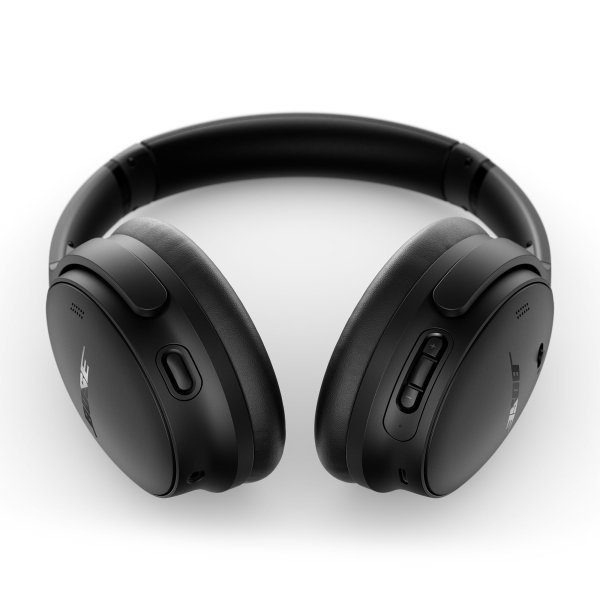 Bose - QuietComfort Wireless Noise Cancelling Over-the-Ear Headphones - Black - Image 2